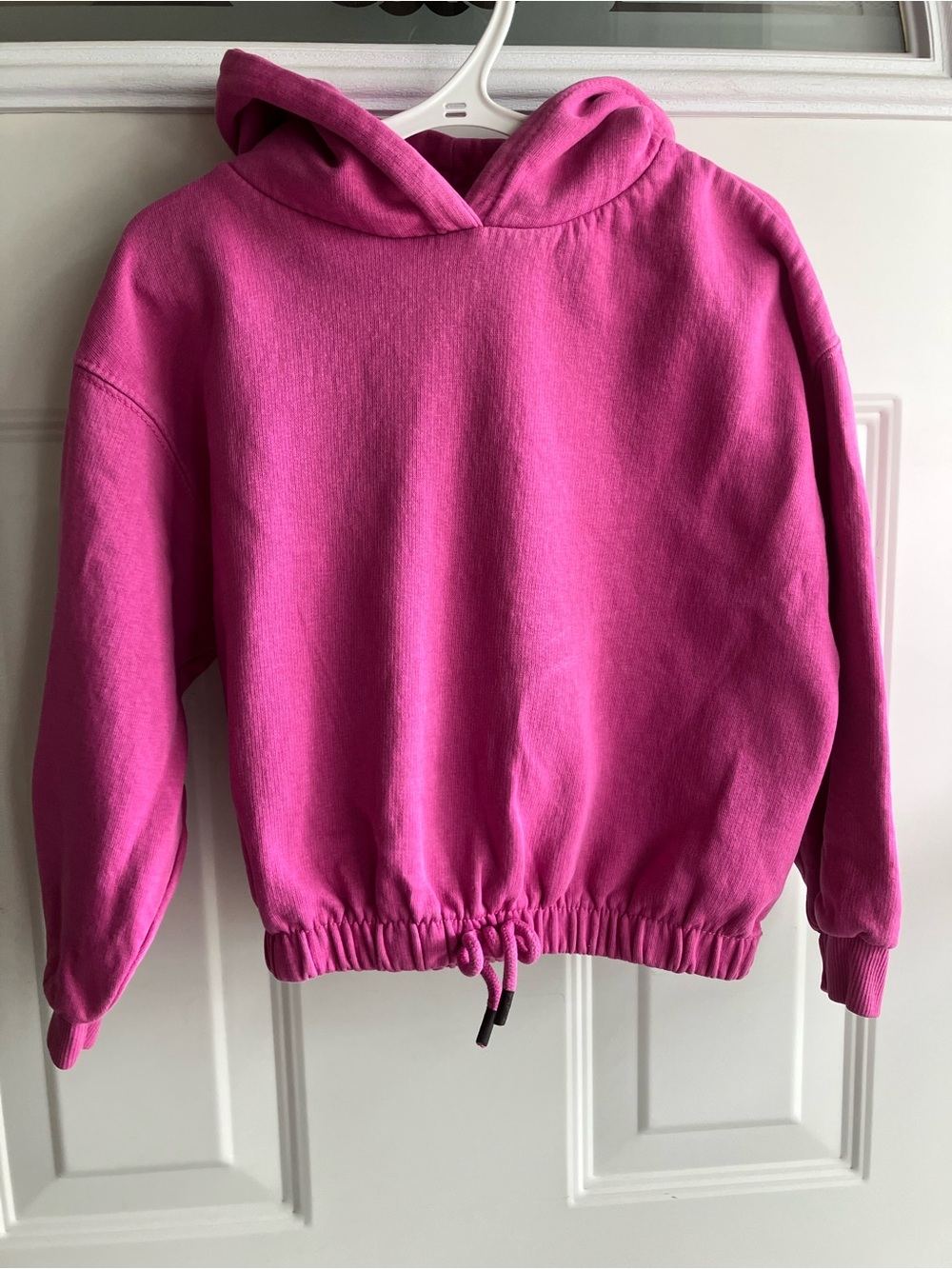 Zara pink cinched waist hoodie 7 years